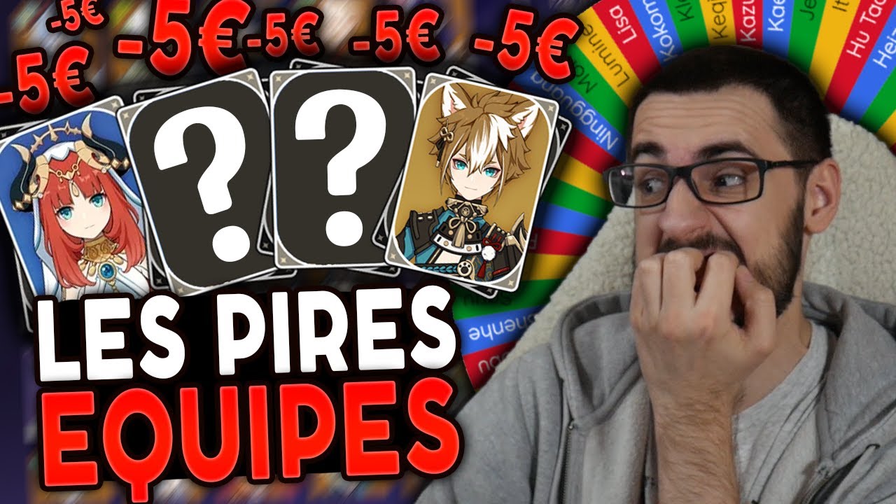 J'ai joué LES PIRES TEAMS et ça m'a COUTÉ CHER ! | Abysses Random Genshin Impact