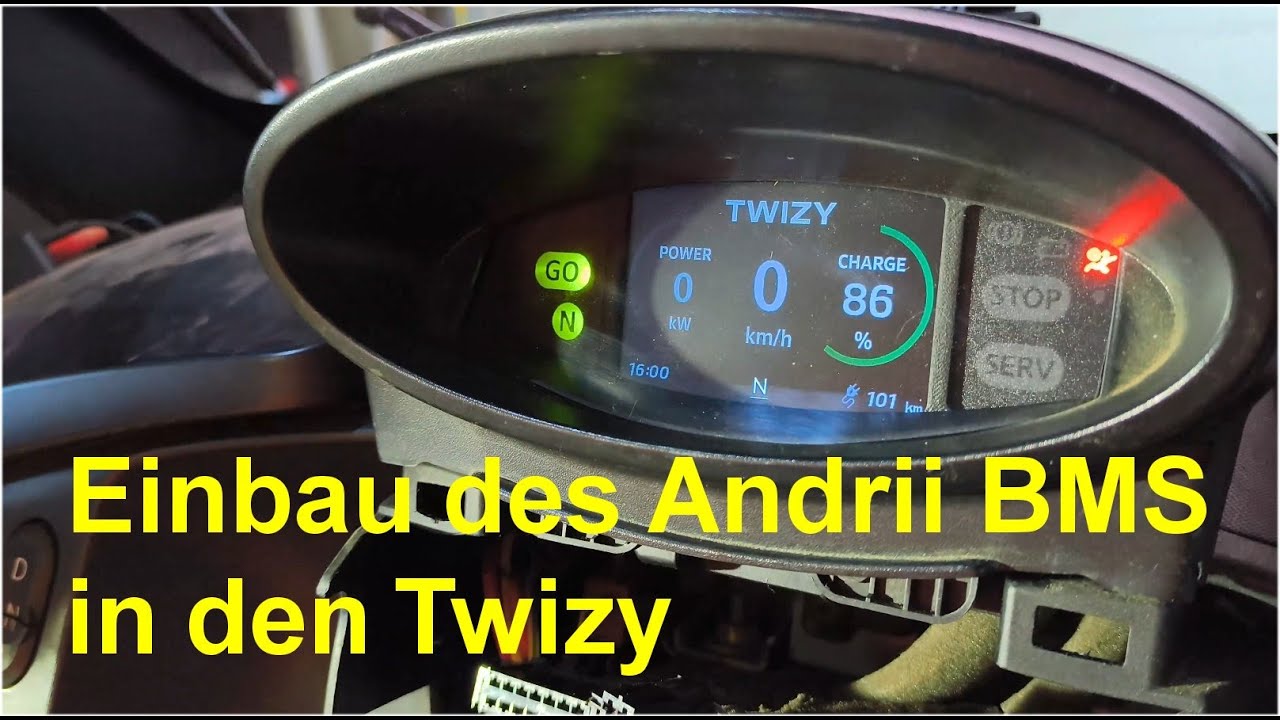 Tacho aus/einbauen mit neuem Andii Tacho