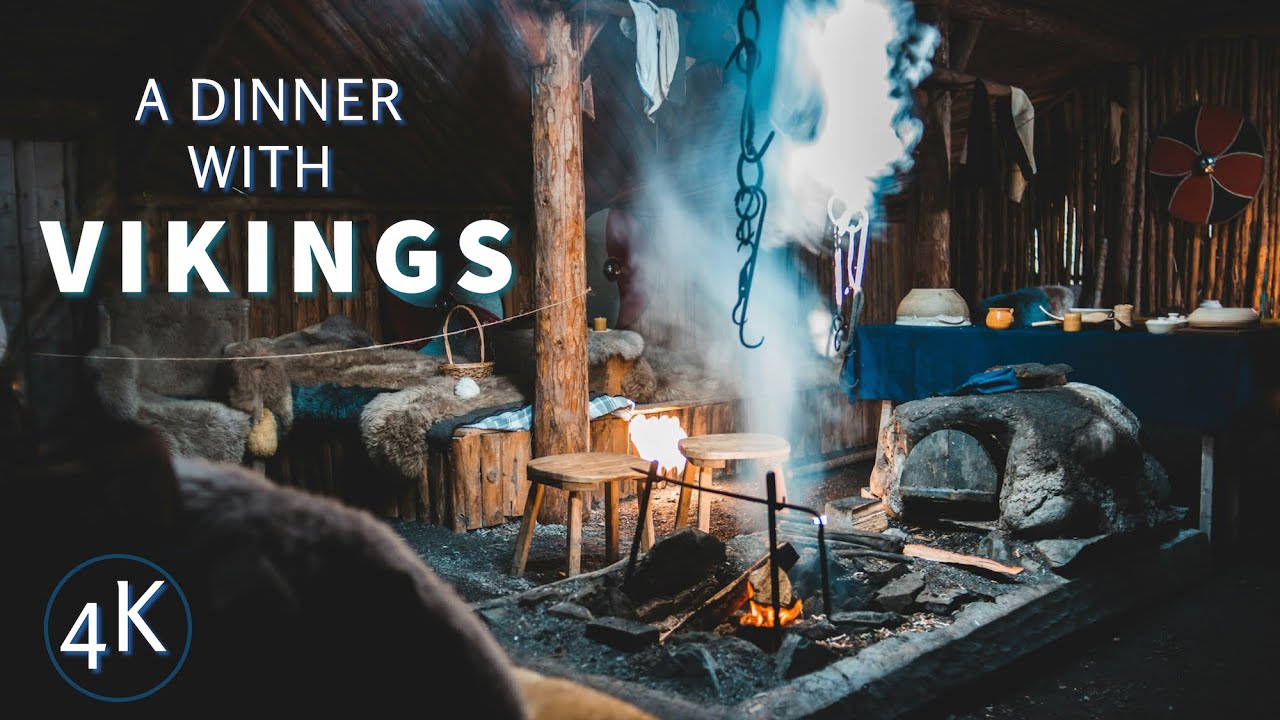 A Dinner with Vikings | Loftor Viking Museum | Episode 10 | 4K | Norway