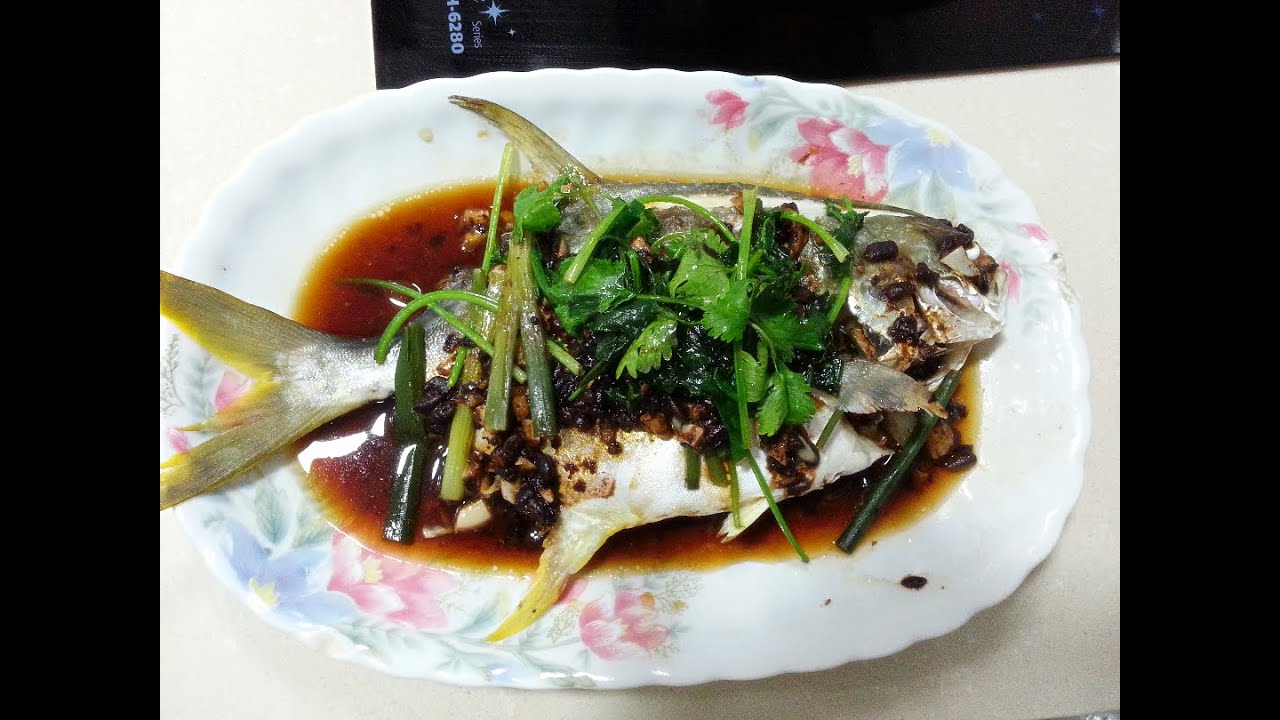 How To Make Steamed Fish with Black Bean Sauce 豉汁蒸鯧魚