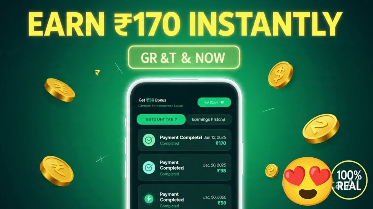 New money earning app 2026🤑❤️&zwj;🔥 || 💯 real withdrawal proof free of cost 💰