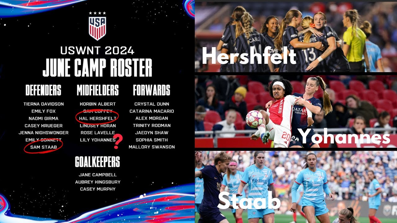 Introducing USWNT Newcomers - Film Study on Lily Yohannes, Hal Hershfelt, and Sam Staab