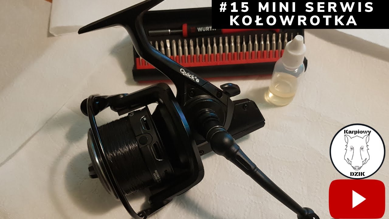 #15 Jak wyczyścić rolkę prowadząca oraz tarcze hamulca w kołowrotku karpiowym ?