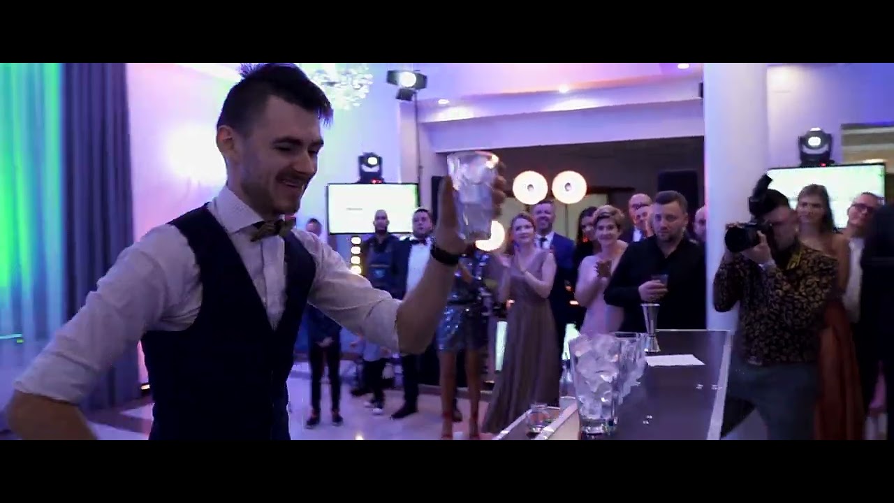 Flair Show - pokaz barmański na weselu - Kacper Smarz