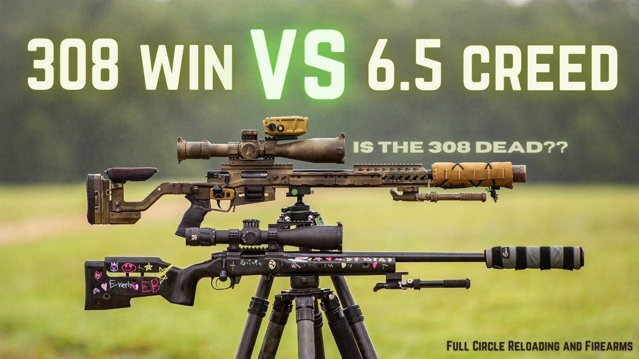 6.5 CREEDMOOR VS 308 WINCHESTER- WE SHOOT HAMS!