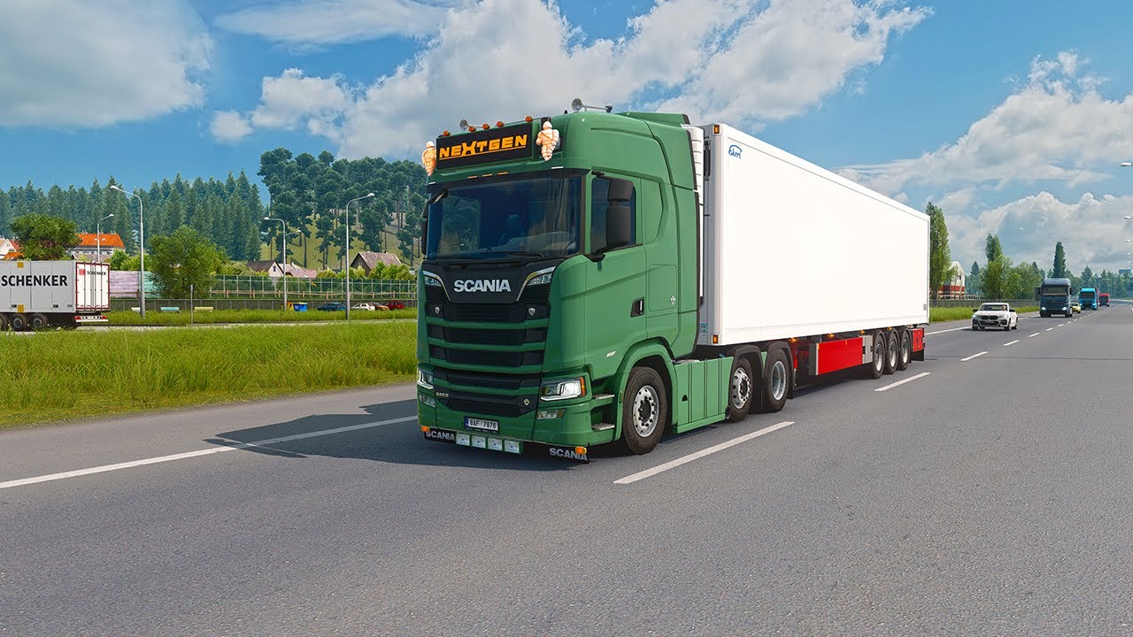 Euro Truck Simulator 2 ( Realistic Driving ) Scania S Next Generation | 4K