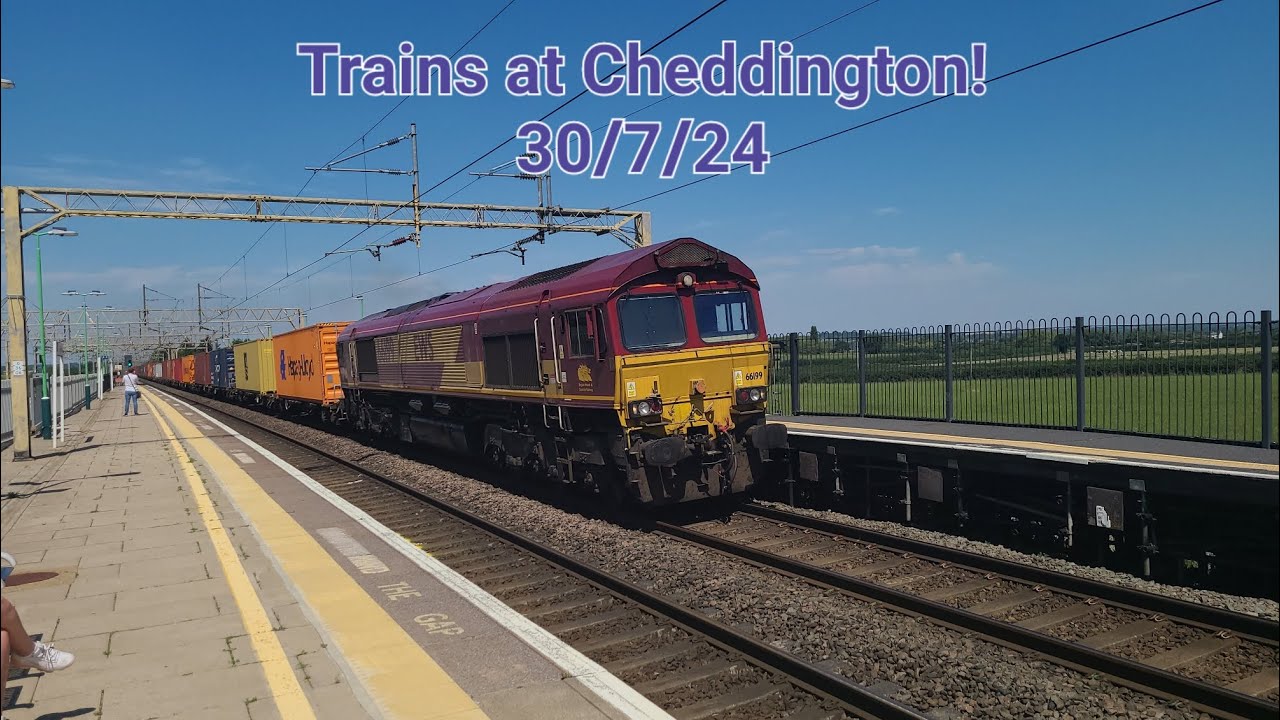 Trains and Tones at Cheddington 30/7/24 (4K 60fps)