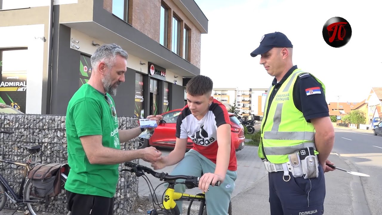MUP i udruženje Ekociklo sproveli akciju Loznica biciklom / Dnevnik RTV Podrinje 08.04.2024