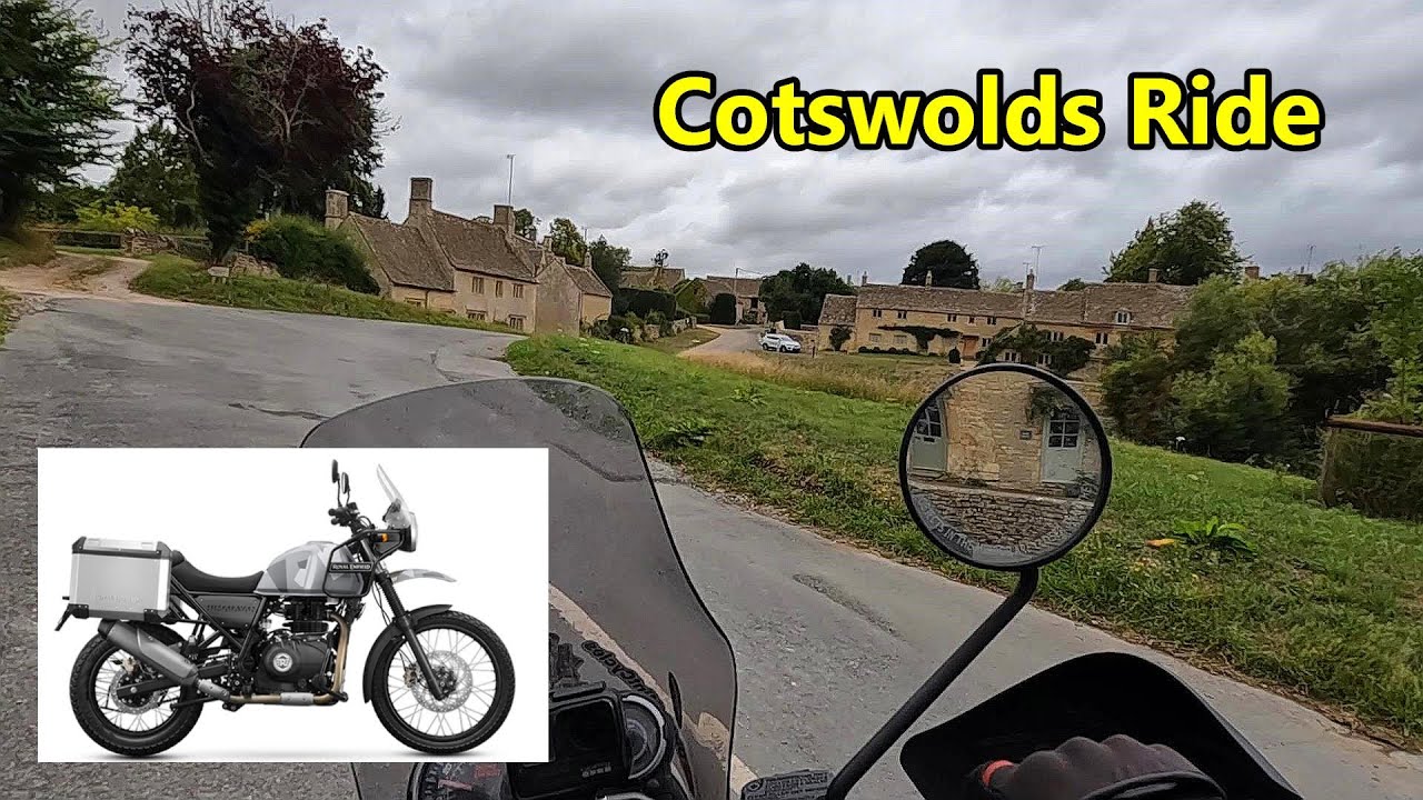 To The Cotswolds we go Pootling along on the Himalayan 411