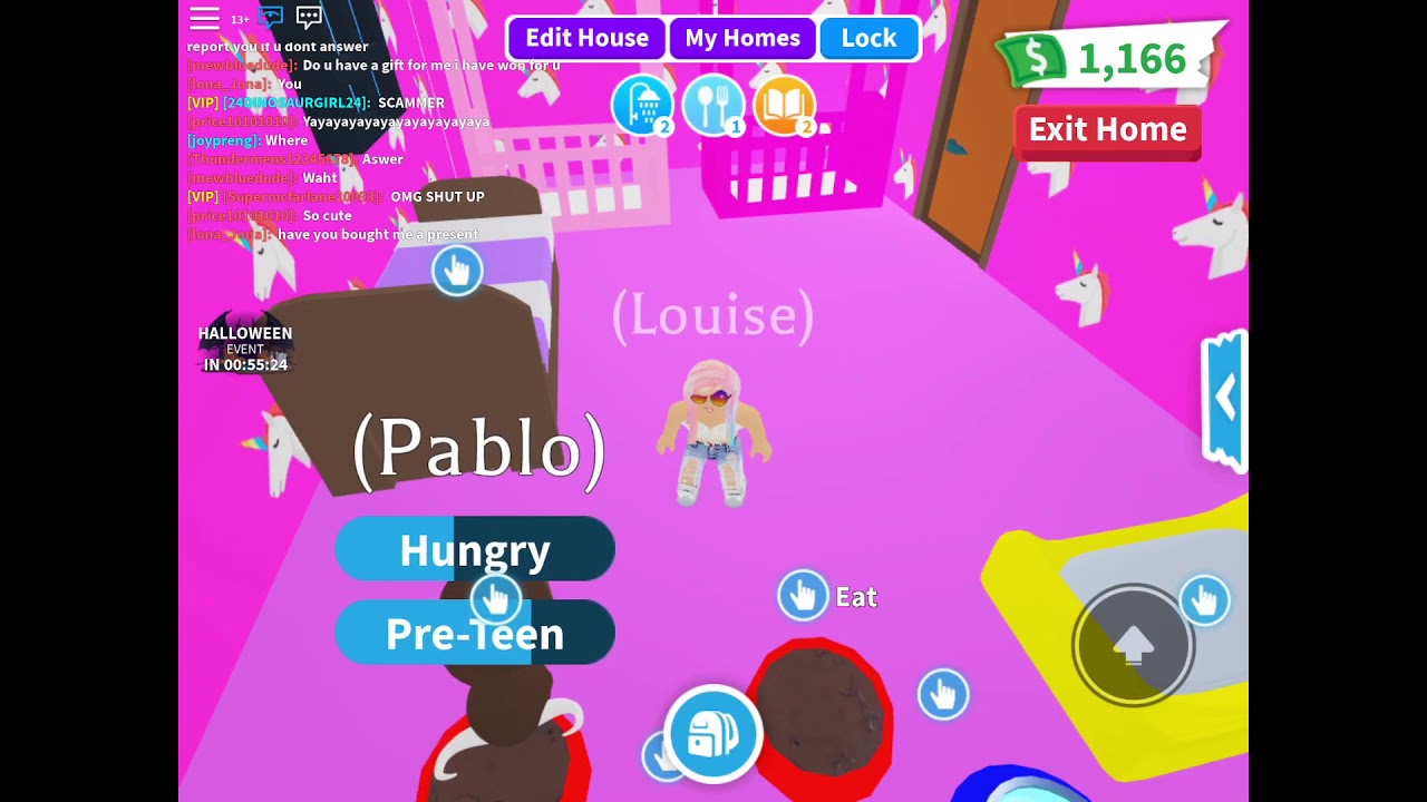 Adopt Me| BUFFALO GETS TRAINED FOR THE FIRST TIME!!| LouisePlayz