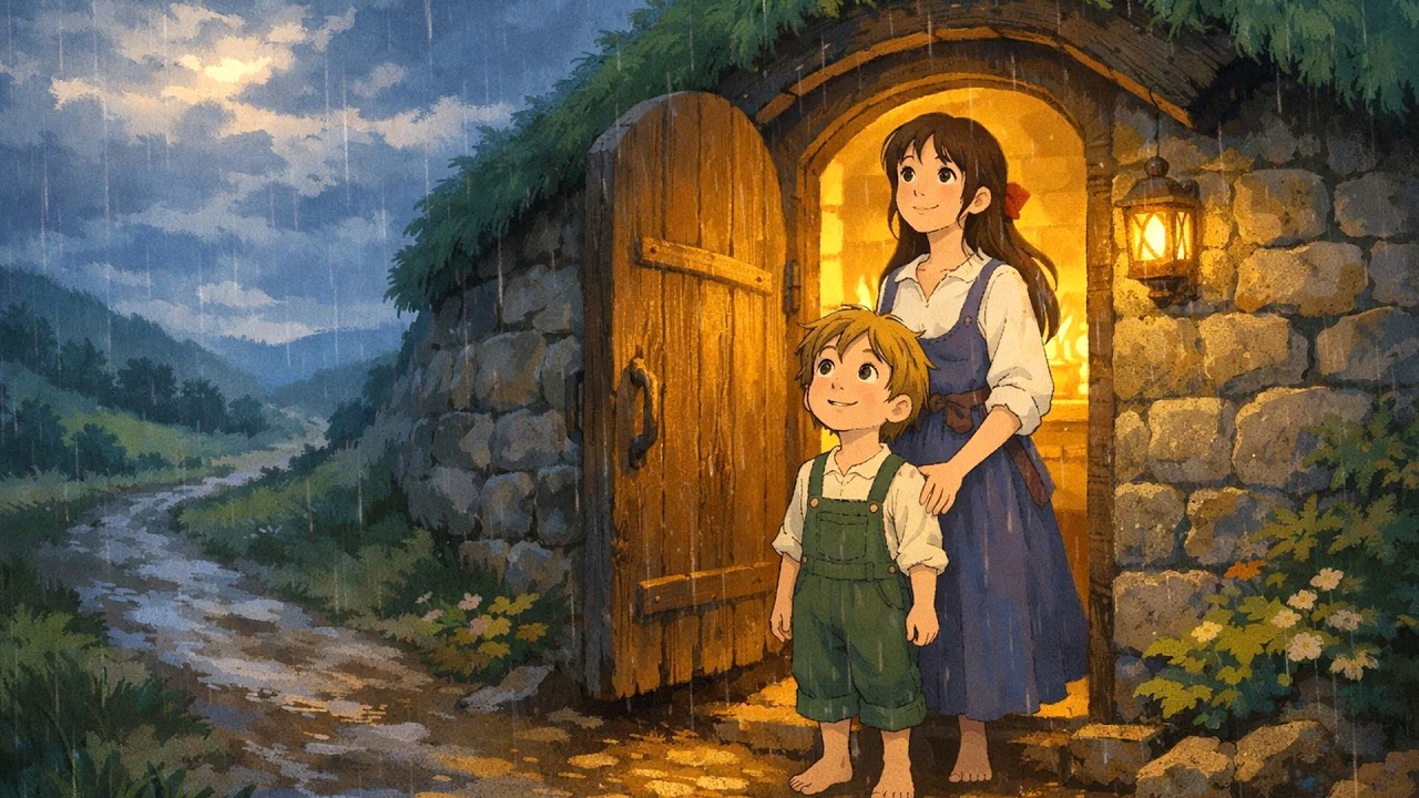 A Simple Family Life Surrounded by Nature | Ghibli Life Style