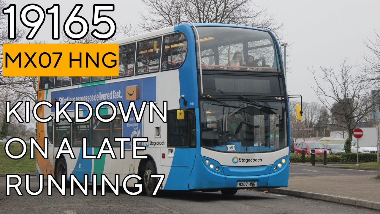 KICKDOWN! Stagecoach West 19165 (MX07 HNG) on the 7 to Highworth 07/03/26