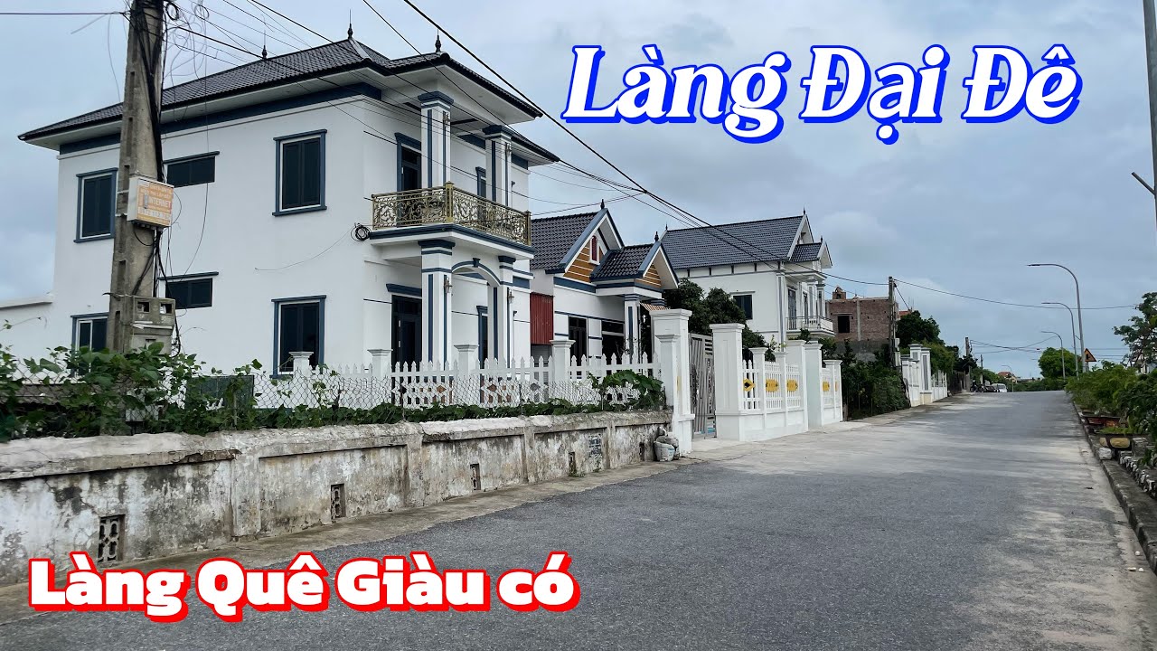Cuộc sống người giầu, nhà cửa ở làng Đại Đê Nghĩa Hưng, Nam Định