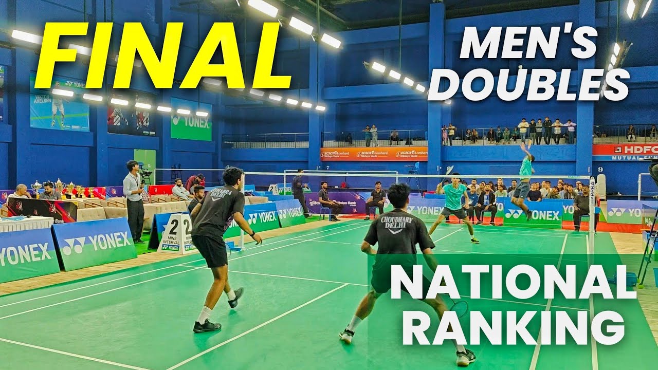 AMAN/DINGKU SINGH VS BHAVYA CHABRA/PARAM CHOUDHARY- NATIONAL RANKING BADMINTON FINAL BANGLORE