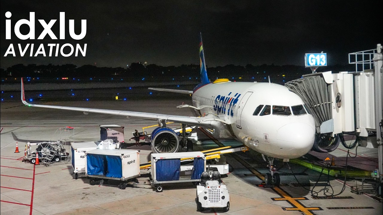Spirit Airlines - Big Front Seat | A320-200 | Newark (EWR) ➡ Fort Lauderdale (FLL)
