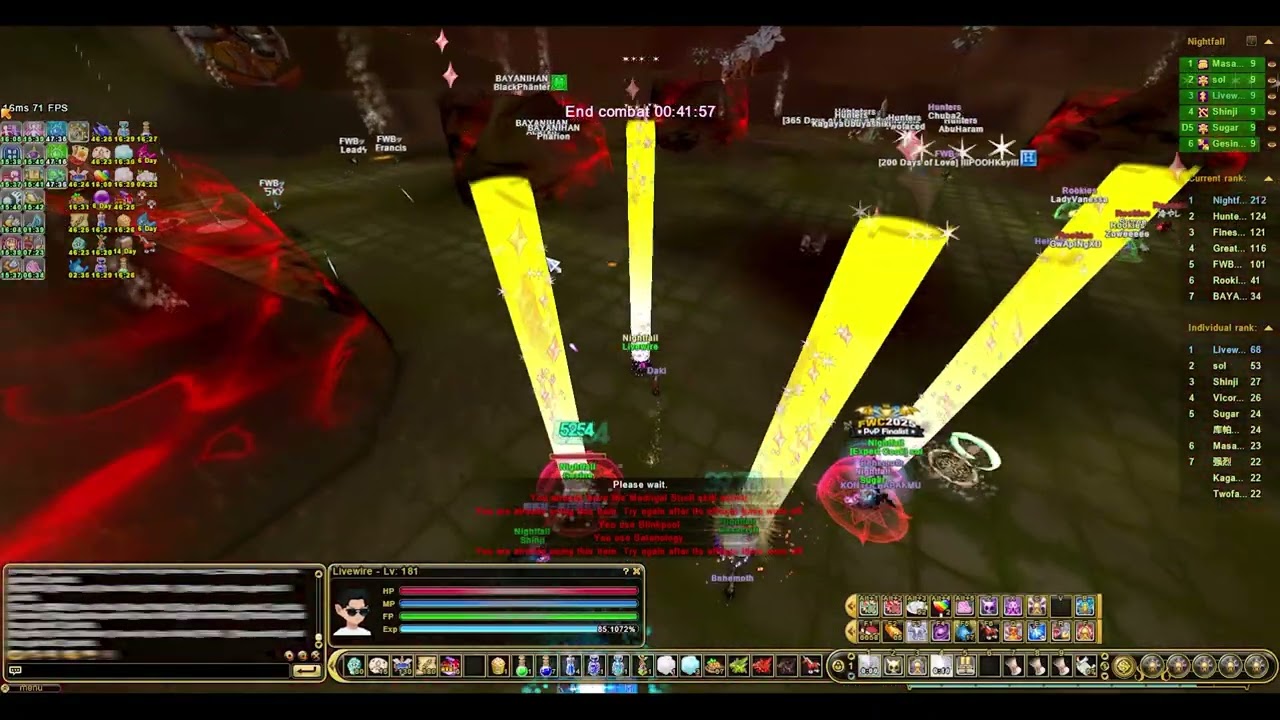 Mentalist MVP Livewire [Nightfall] - Flyff Universe Glaphan Siege (1-24-2026) 150pts