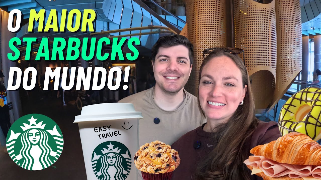 Conhecendo O MAIOR STARBUCKS do MUNDO em CHICAGO!