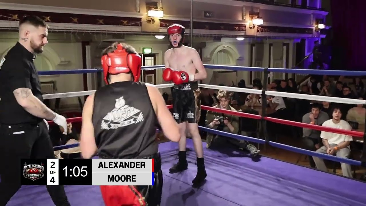 MJ Alexander vs Jack Moore | Junior Featherweight Title | Fight Club 6 | Battleground Promotions