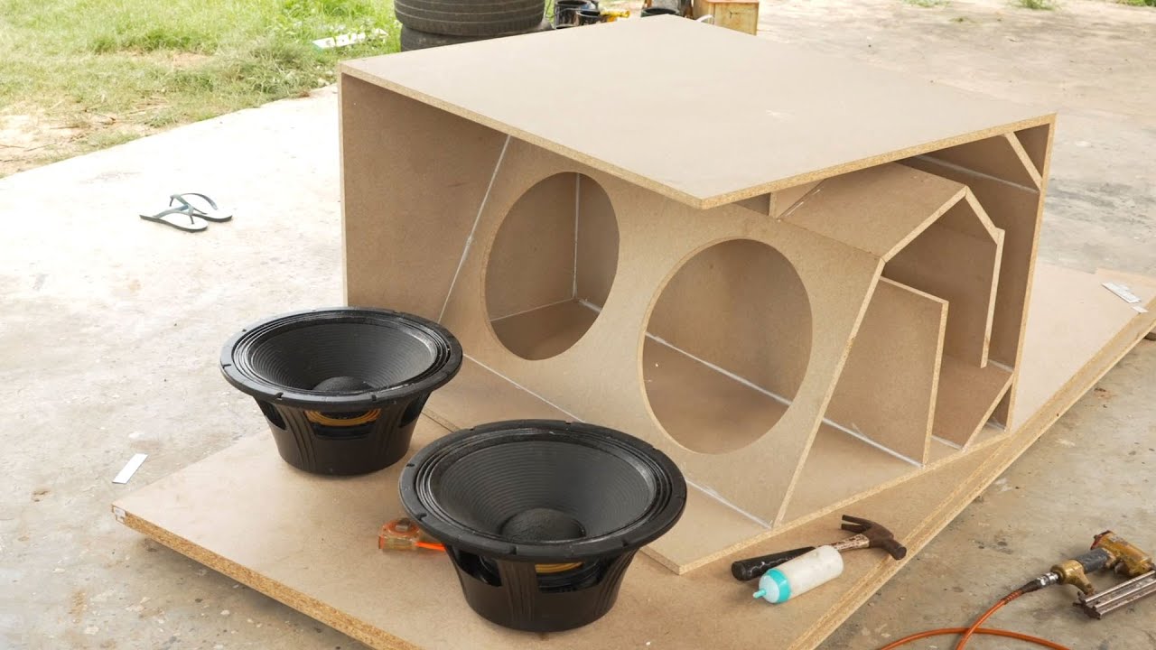 EP.1 How to make a beautiful pair of 18 inch  subwoofer speakers - The art of making speakers