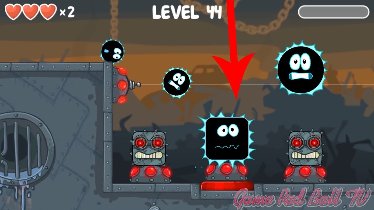 RED BALL 4: 'Electric Ball' Battle with BOSS & Complete 'Box Factory' gameplay