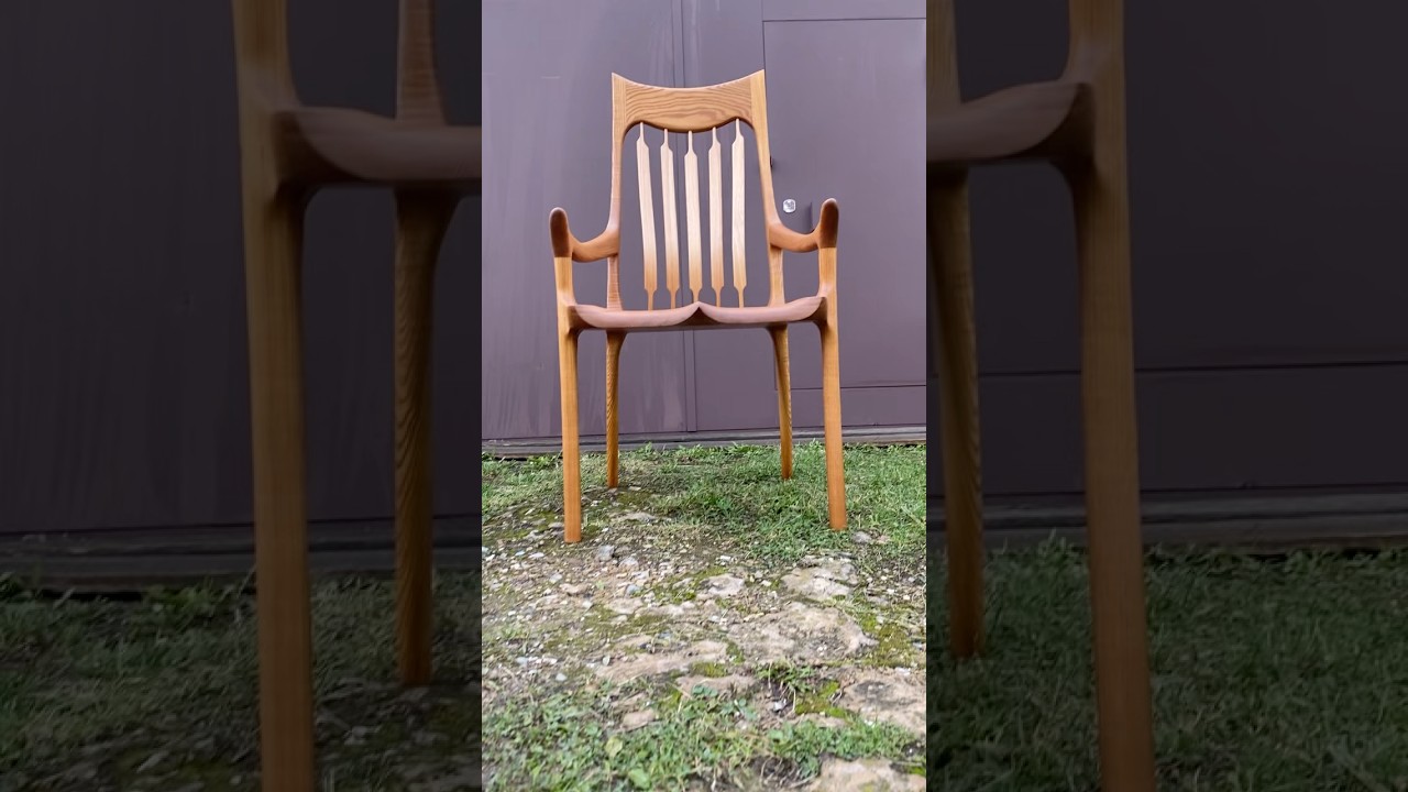 my new chair in style Sam Maloof