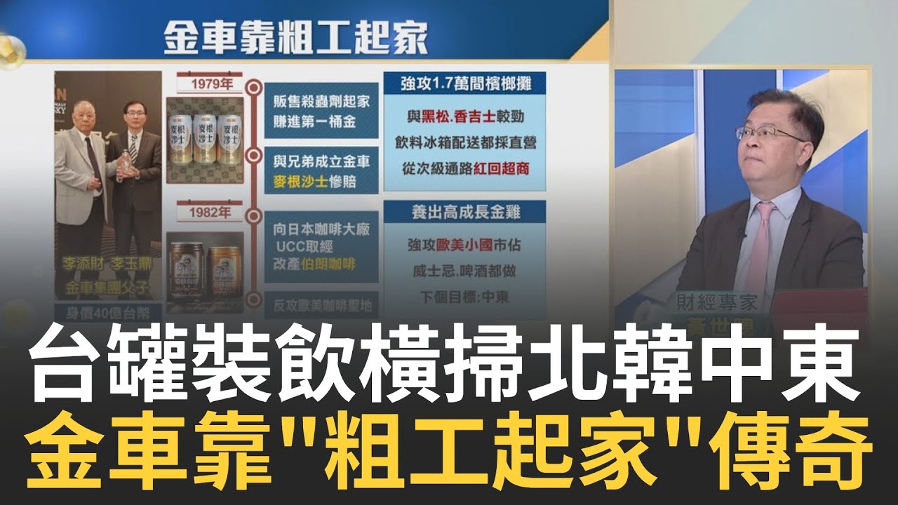 "伯朗"從檳榔攤攻進全球! 熱銷70逾國"台罐裝咖啡"奇蹟! 北韓.中東也買的到? 伯朗咖啡強攻1.7萬檳榔攤 紅回超商｜王志郁 主持｜20230927| Catch大錢潮 feat.黃世聰