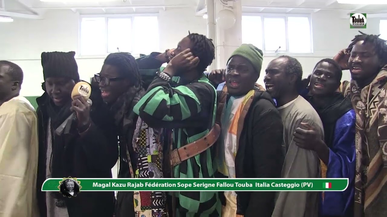 'Italie Magal Kazou Rajab Edition 2026  Fédération Sopey Serigne Fallou Mbacke  Zikorou alla