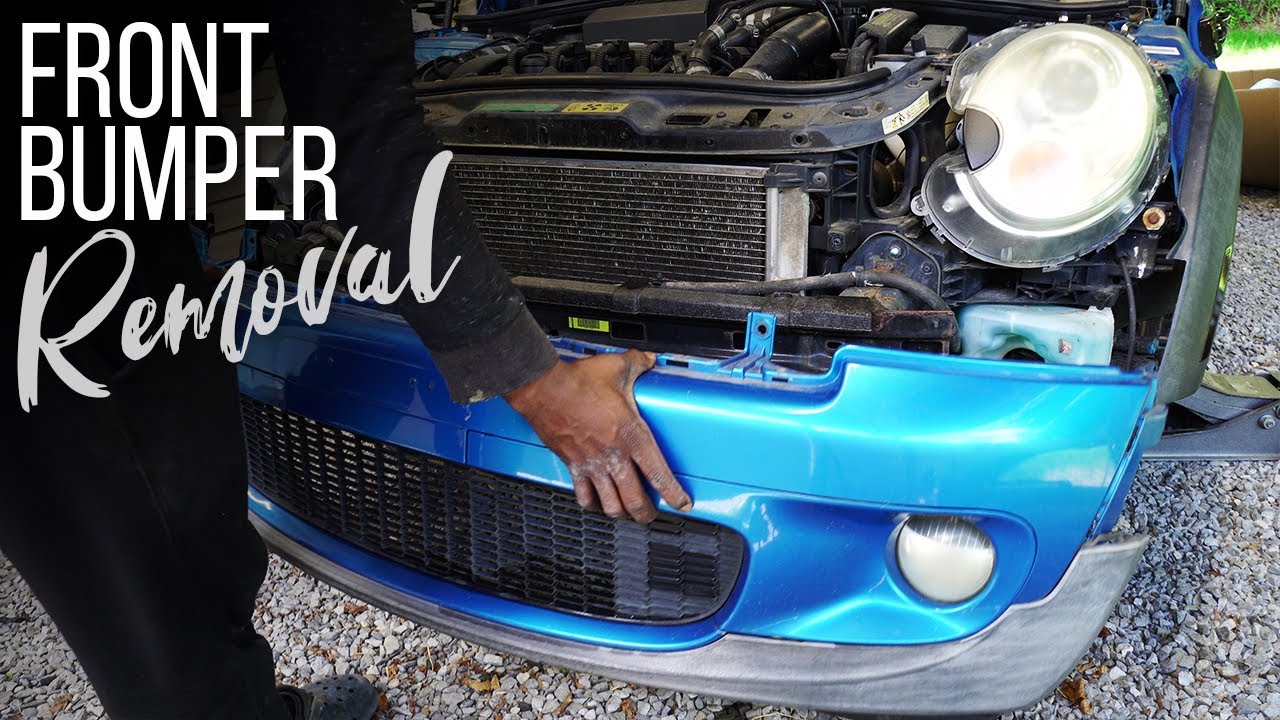 R56 Mini Cooper S Front Bumper Removal - JCW Aero Bumper Upgrade Part One