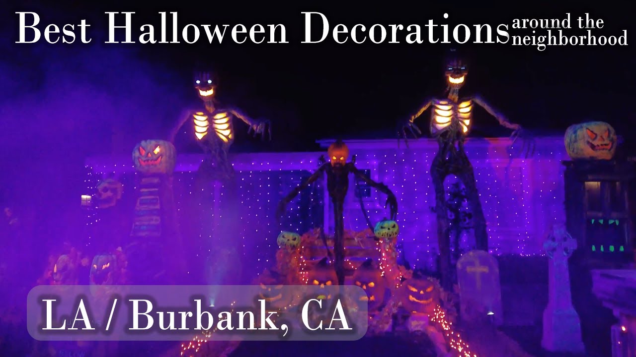 2022 Best Halloween Decorations around the Neighborhood | Los Angeles / Burbank, California