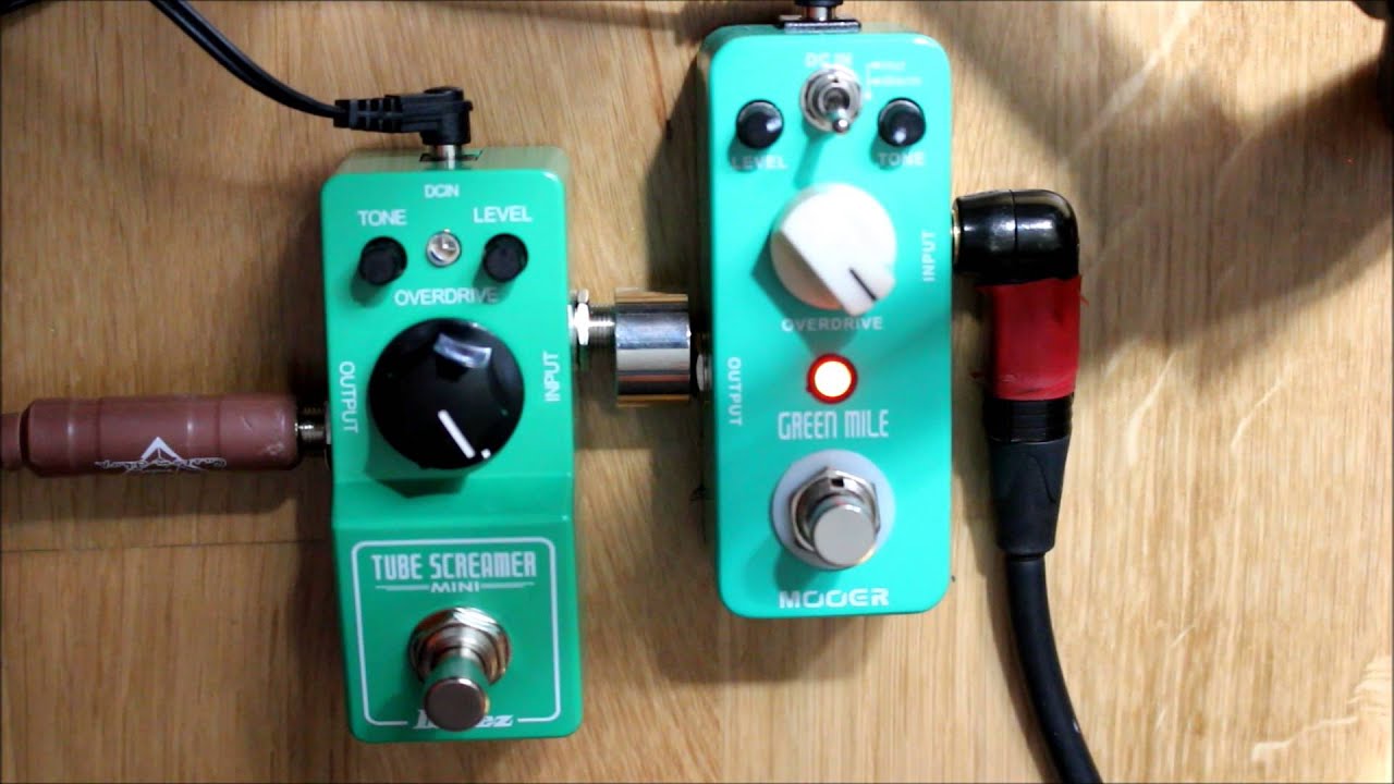 Mooer Green Mile vs. Ibanez Tubescreamer Mini
