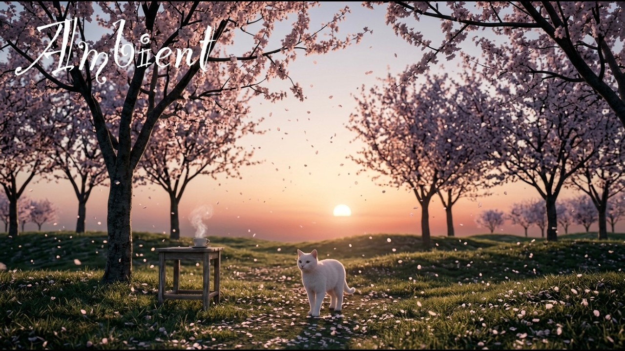 | Relax | Forest Café - A Gentle Light on Your Back, A Quiet Morning Hour @CatCaféMusic_HonuCat #cat