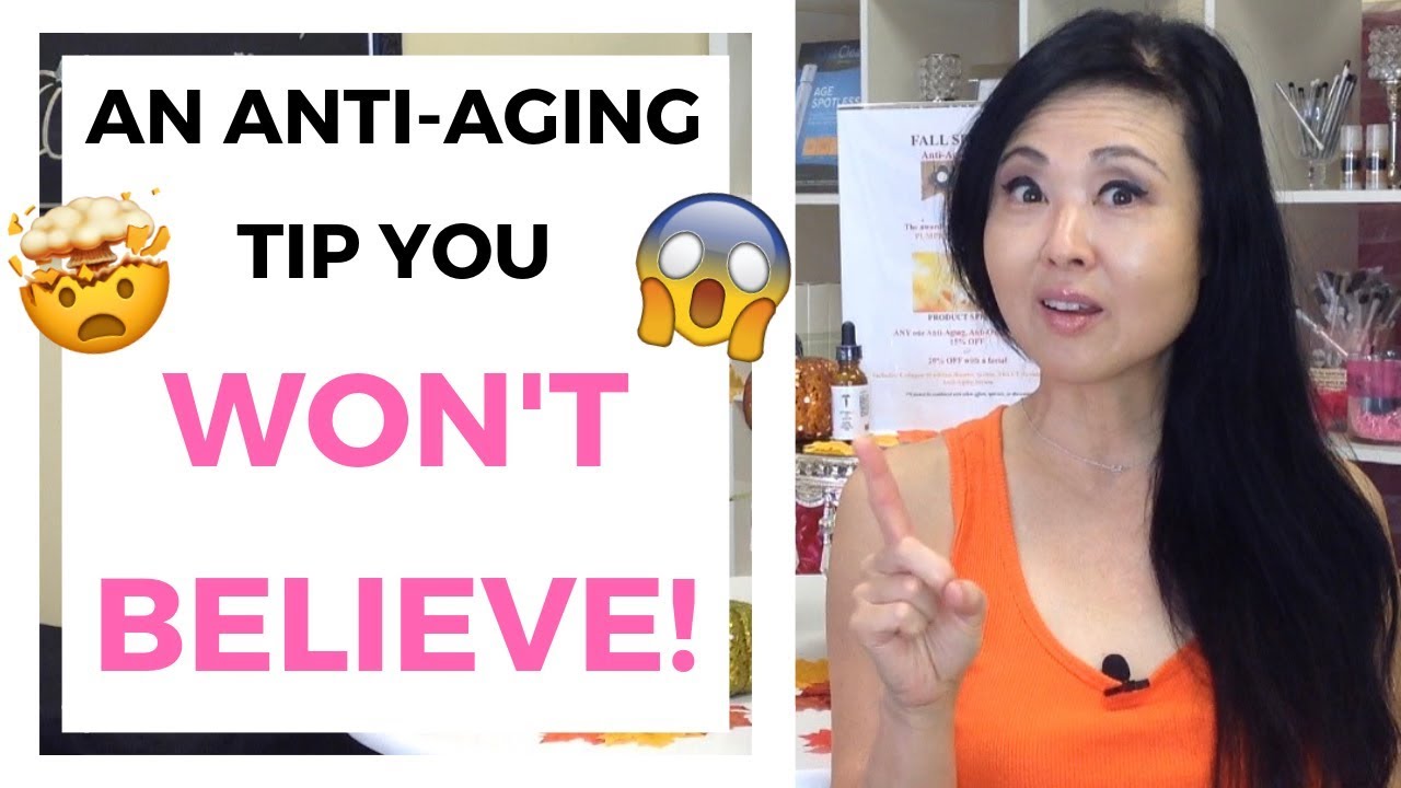 Anti Aging Tip  You won't Believe
