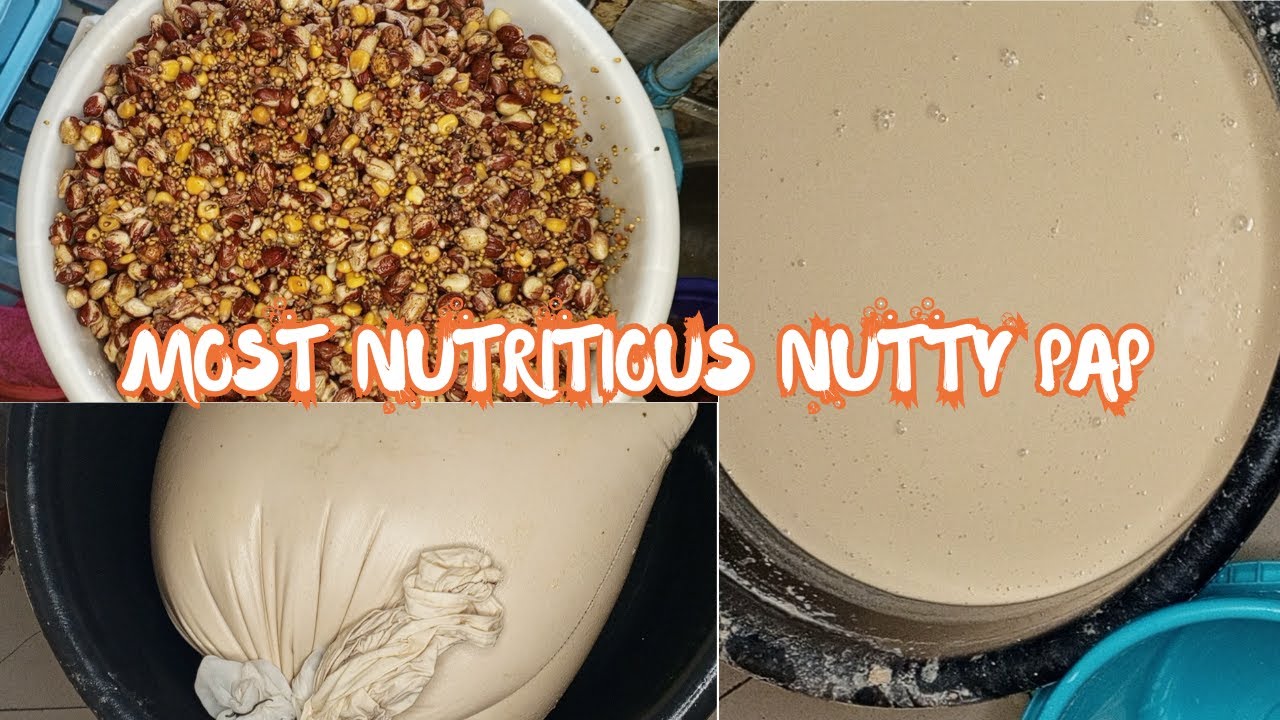 HOW TO MAKE THE MOST NUTRITIOUS NUTTY PAP FOR BABIES FROM 6 MONTHS | IMPROVISED CORN PUDDING | CORN