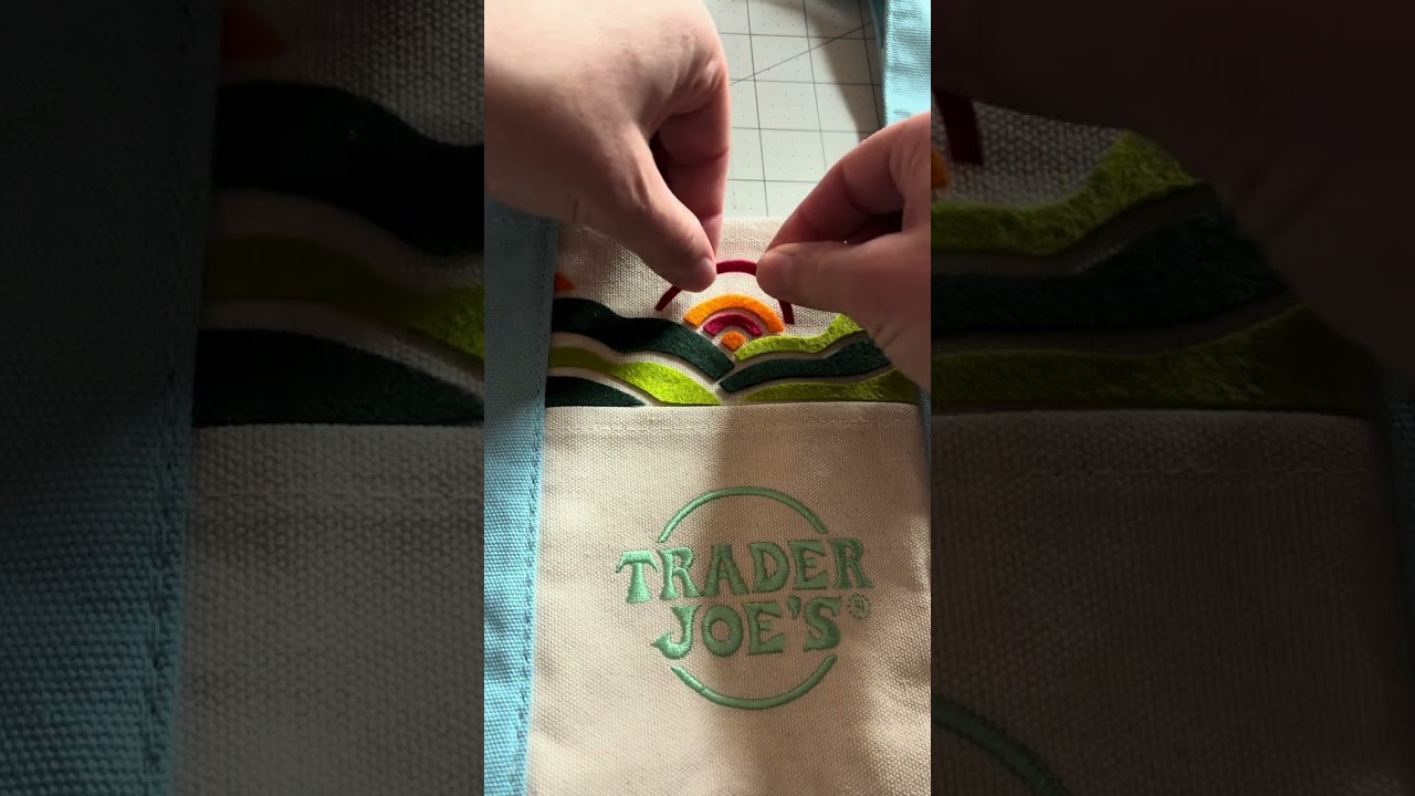 DIY Personalized Trader Joe's Mini Canvas Tote 