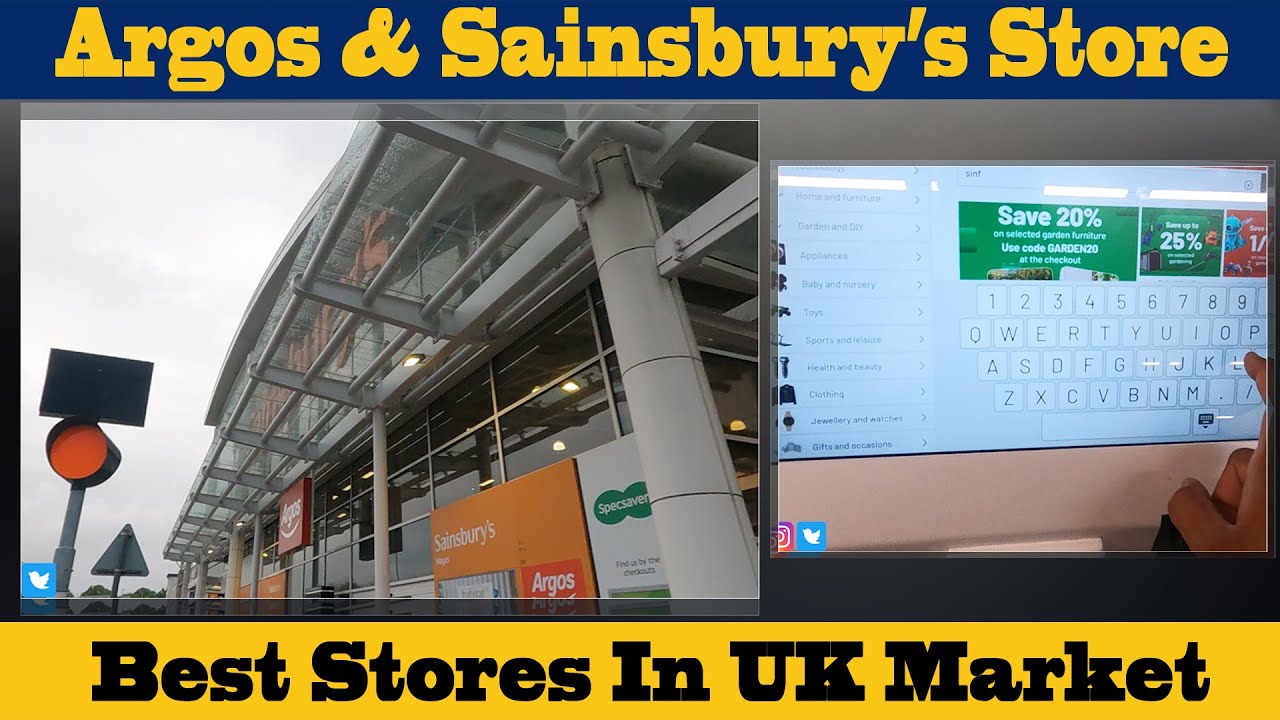 Argos Store & Sainsbury's | Best Market Of UK | Hamid Abbas Vlogs
