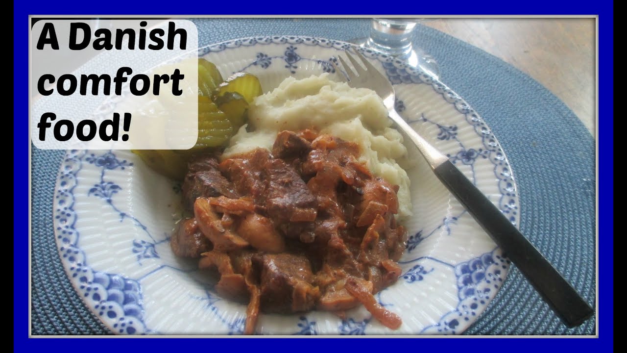Bøf Stroganoff - Beef Stroganoff - A Danish Recipe Version