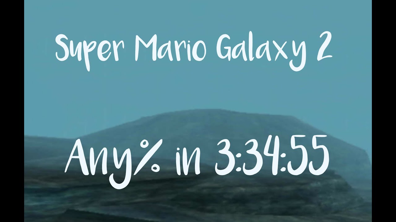 nice 1 second pb LOL | Super Mario Galaxy 2 - Any% (1p) in 3:34:55