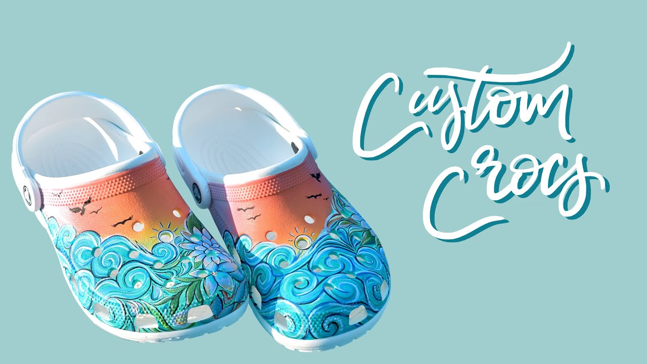 I PAINTED MY CROCS