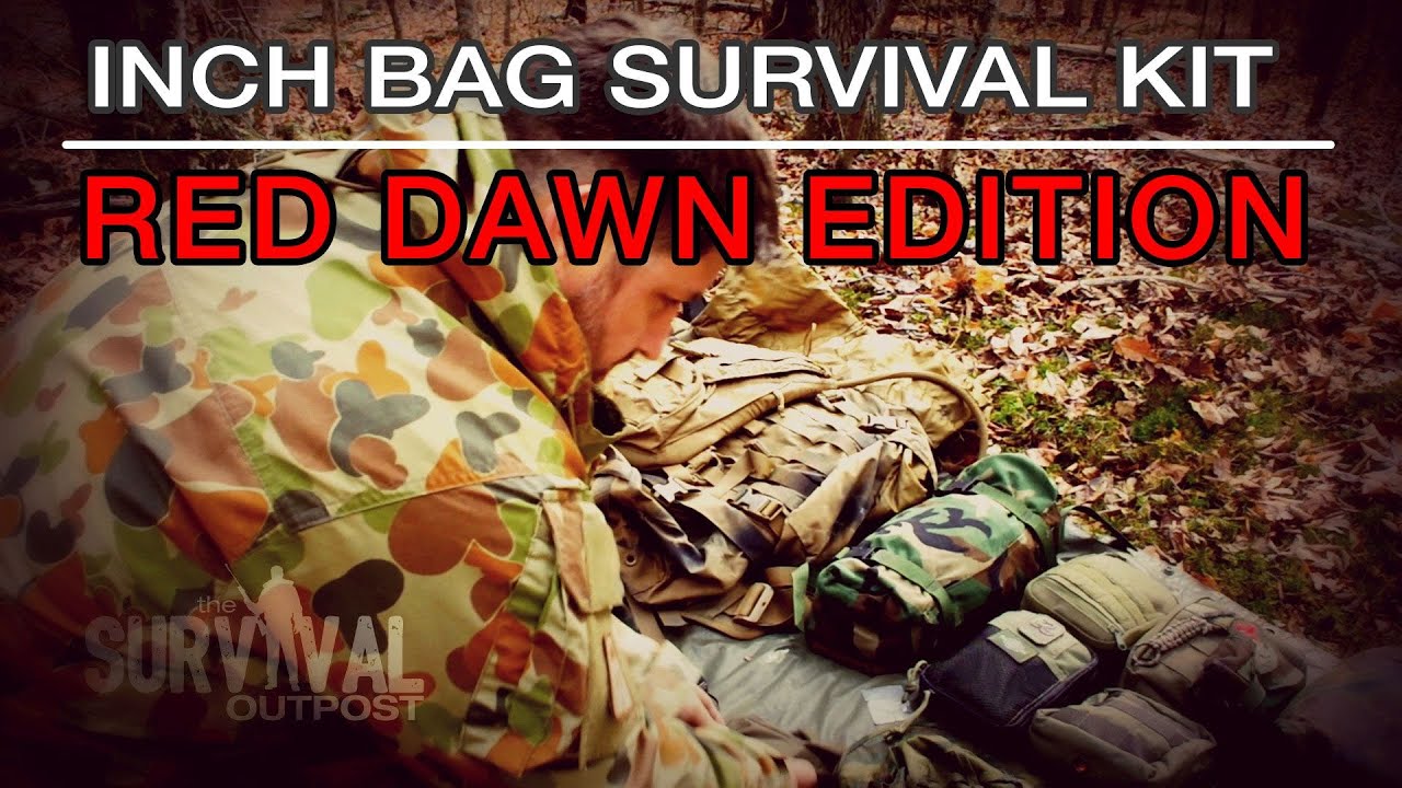 INCH Bag Survival Kit: Red Dawn Edition / USMC FILBE Pack System