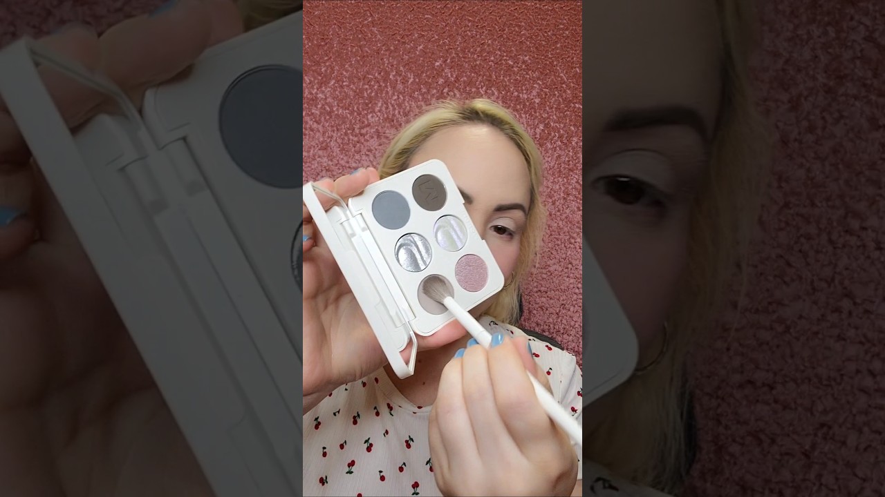 Morphe Cyber Chrome Eyeshadow Palette Tutorial Look #morphe #eyeshadowtutorial #shorts