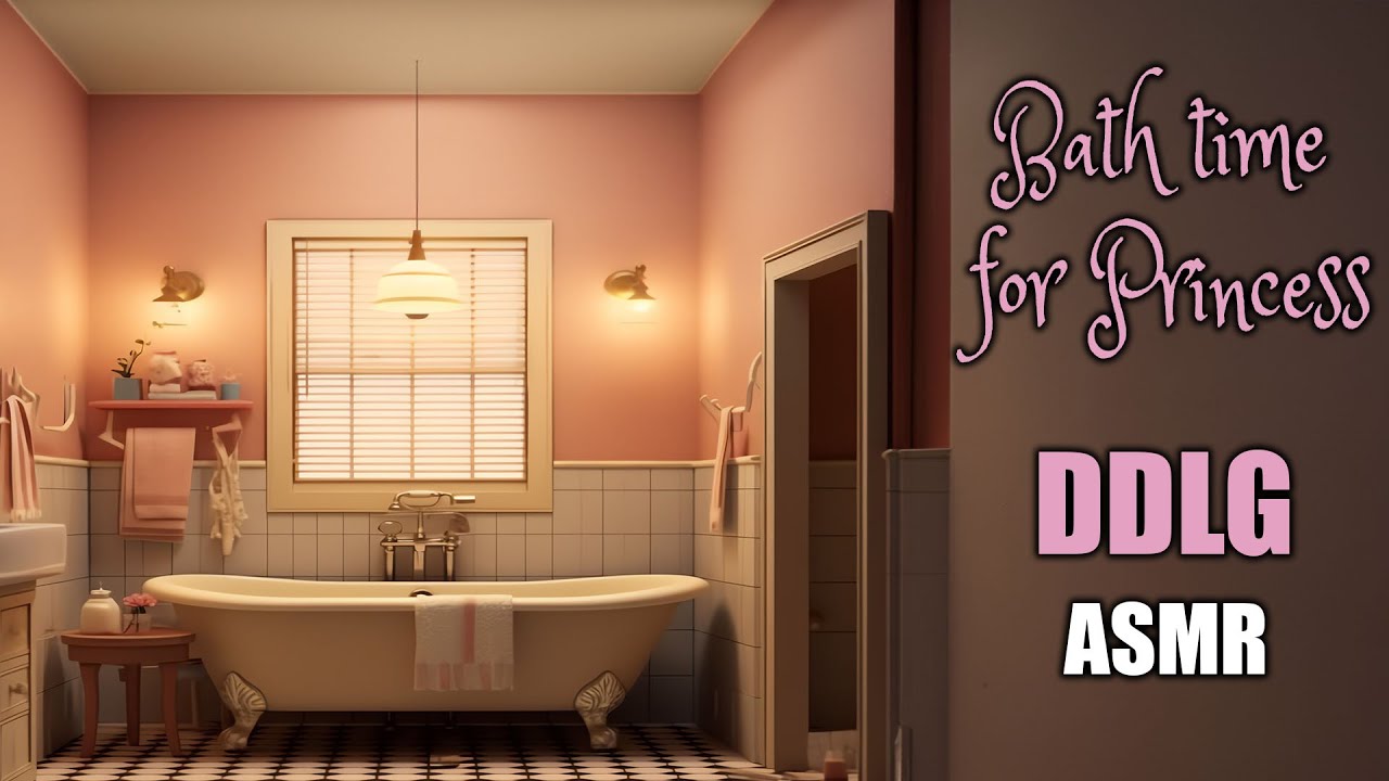 Bath Time ASMR Roleplay | Daddy Gives Princess a Gentle and Relaxing Bath | boyfriend ASMR I ddlg