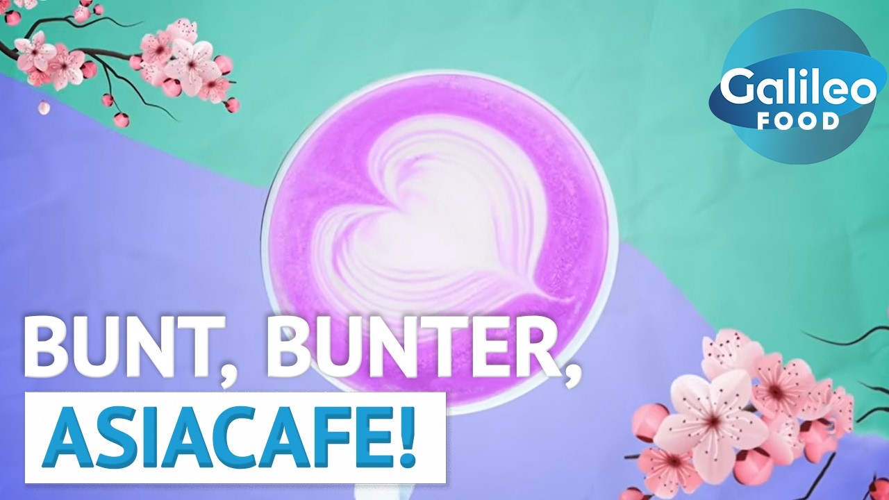 Glitzer-Kaffee & Rainbow Cake: Das gehypte Asia-Café im Test! | Galileo Food