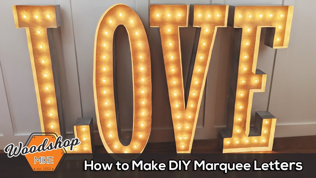 How to Make a DIY Vintage Marquee Sign