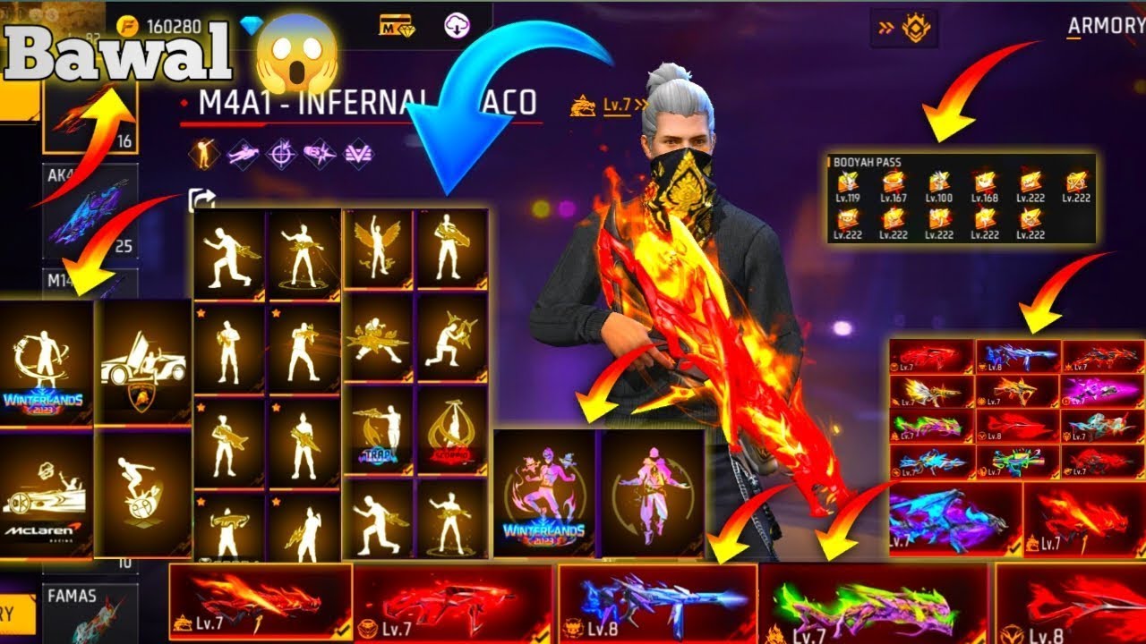 Free Fire 17 Evo Max Video Collection Available Today 😱 780 Bundle Video Available | 83 Level Video