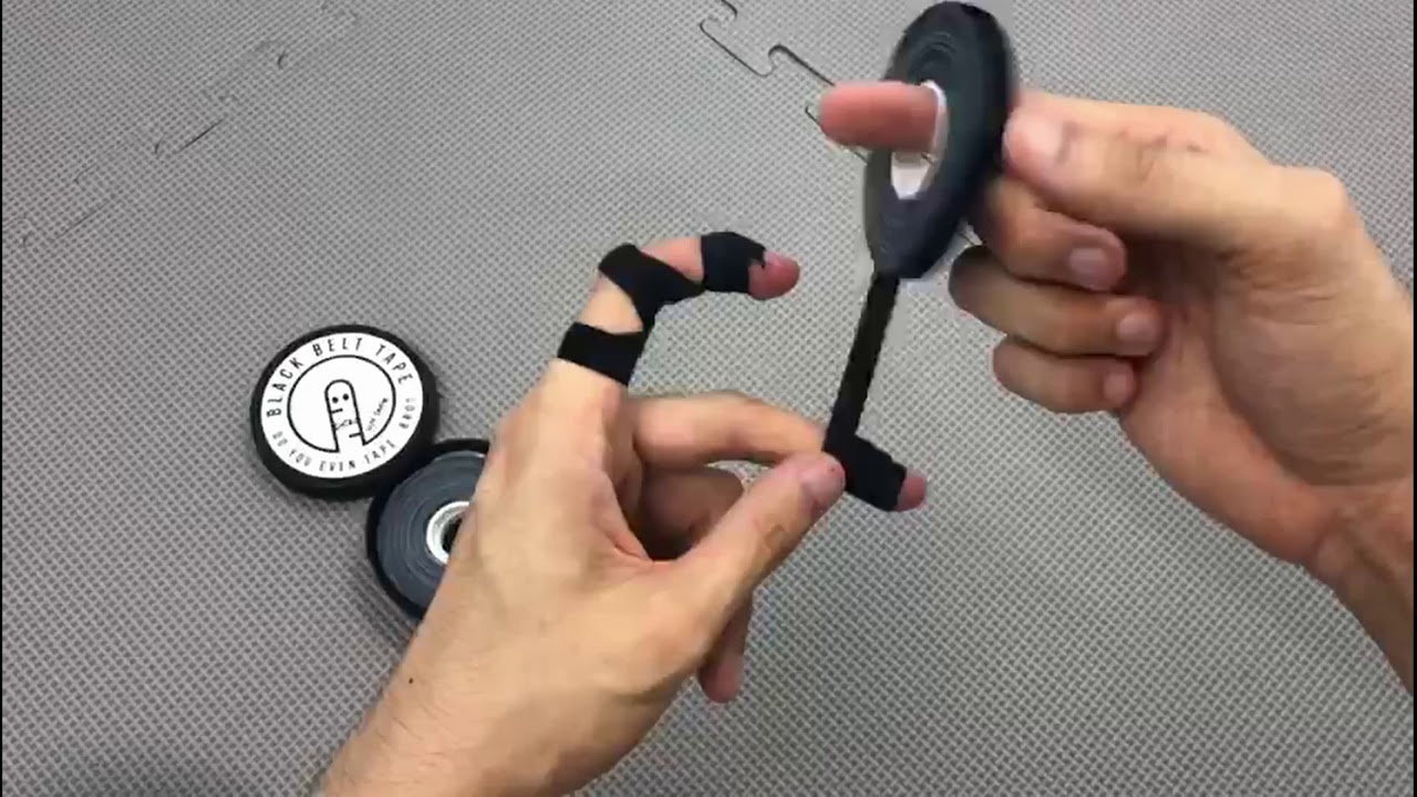 3 Different Ways To Tape Your Fingers for BJJ by Black Belt Tape