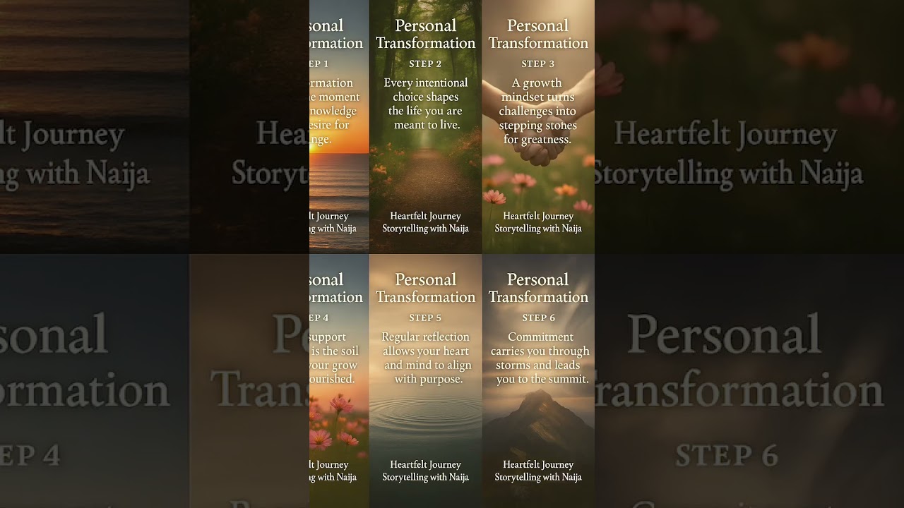 6 Steps to Personal Transformation: Your Heartfelt Journey to Purpose