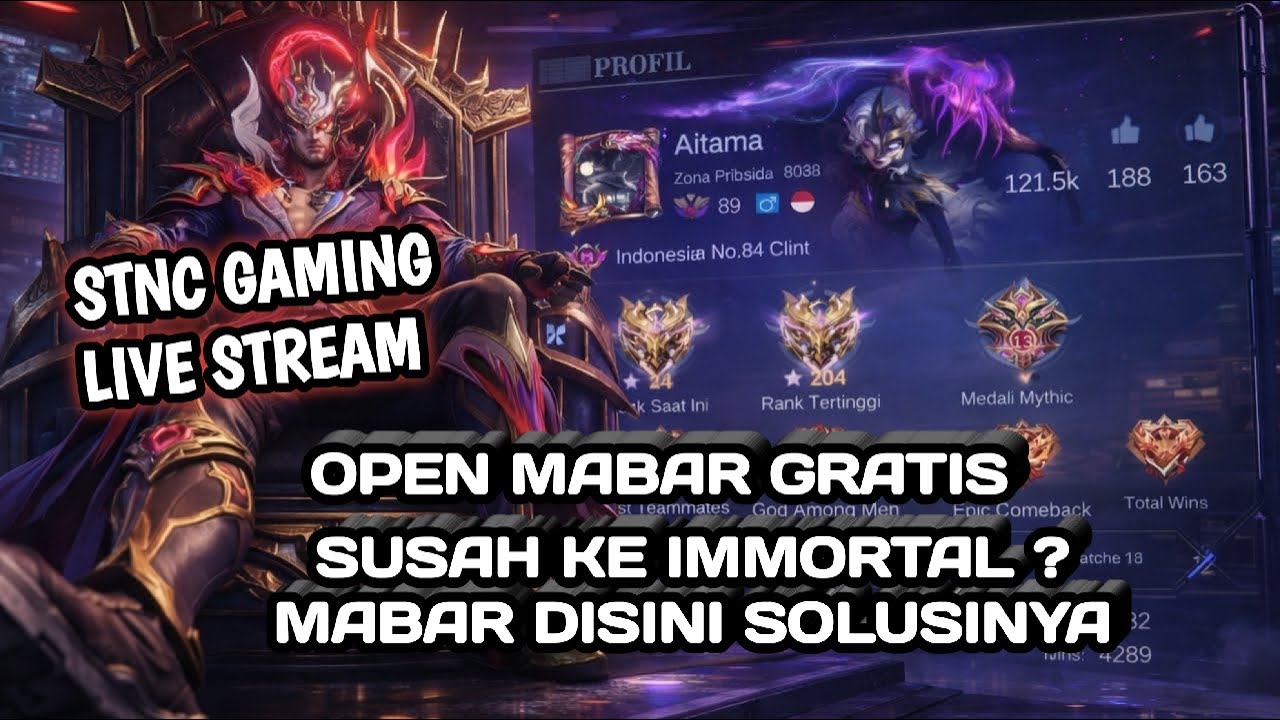 LIVE OPEN MABAR GRATIS BERSAMA TOP GLOBAL CLINT #MOBILELEGENDS #SHORT #FYP #MLBB