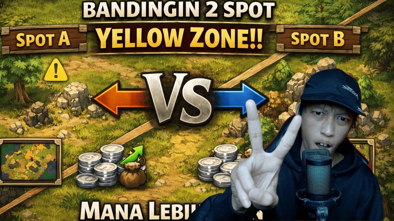 Bandingkan 2 Tempat Gather di YellowZone!! Mana Lebih Cuan? Albion Online 2026