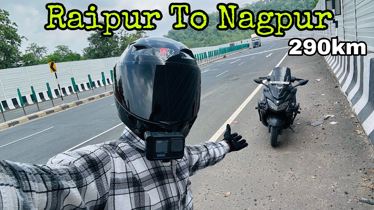 Raipur To Nagpur 290km In 5.30 Hours😯By Burgman