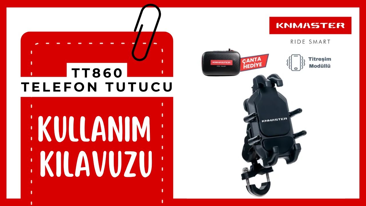 KNMASTER TT-860 Telefon Tutucu İncelemesi ve Montaj Rehberi